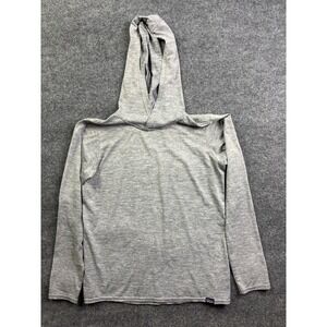 Patagonia Capilene Lightweight Gray Hooded Long-Sleeve Shirt